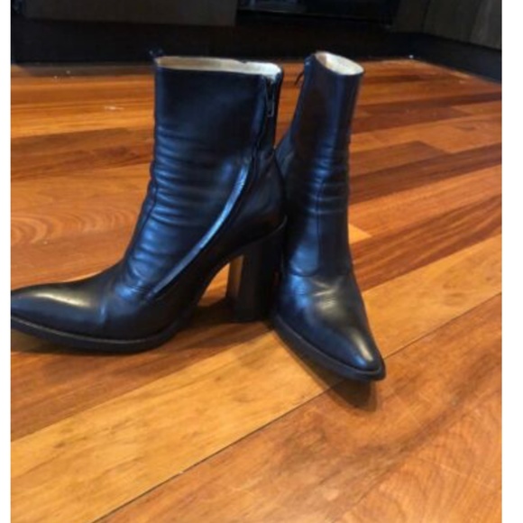 Authentic FREELANCE RARE High Heel Ankle Boots in Black 36.5/US 6.5  MINT - Picture 5 of 12